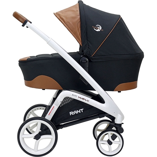 Детская коляска Rant Wave 2 в 1, ткань+эко-кожа фото 10