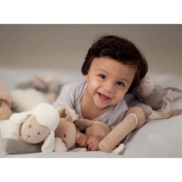 Мобиль Nattou Наттоу Cappuccino Кролик, Овечка, Ослик 211215 фото 1