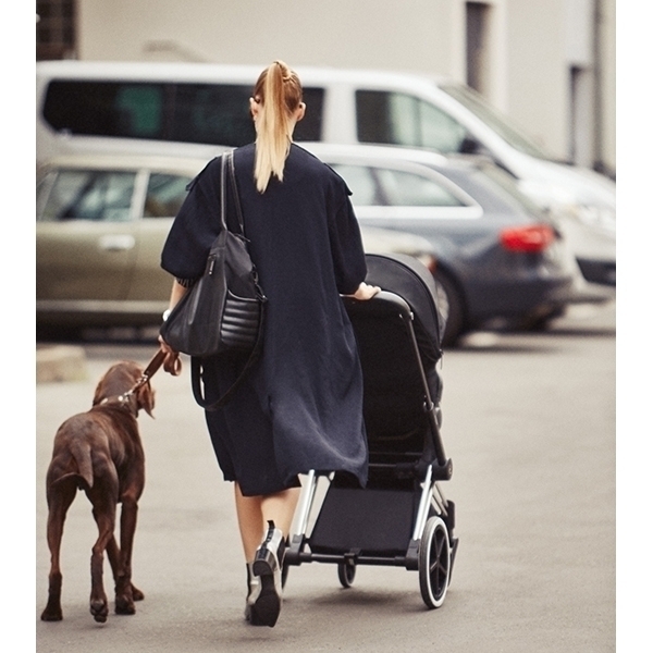 Детская коляска Cybex Priam Lux 3 в 1, шасси Trekking Matt Black фото 8