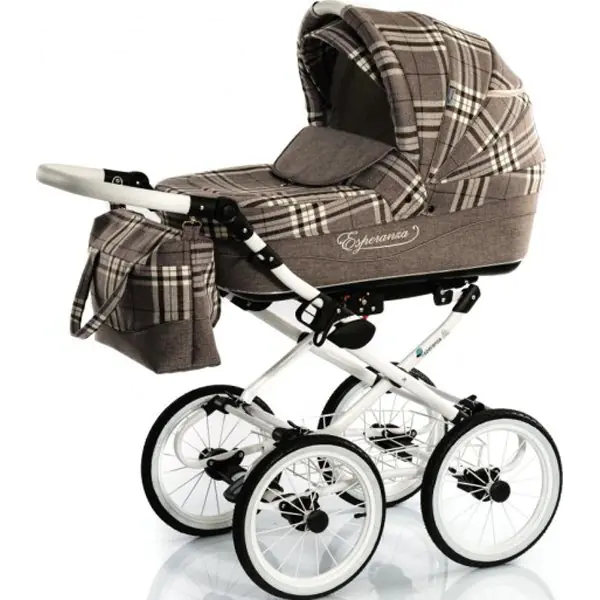 Детская коляска Esperanza Classic Kasheymere 3 в 1 Цвет рамы Beige фото 2
