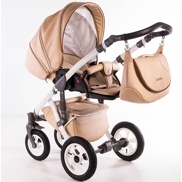 Детская коляска Street Racer Karona Eco 3 в 1, эко-кожа фото 5