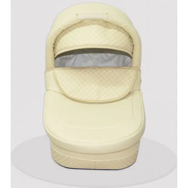 Детская коляска Esperanza Classic Leatherette 2 в 1 кожа Цвет рамы - Черный Маленькие колеса фото 10