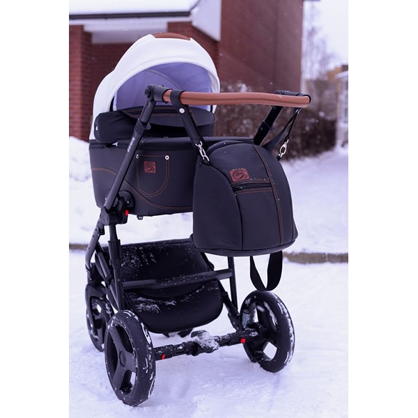 Детская коляска Effole Aurora 100% Ecco 2 в 1, эко-кожа фото 4