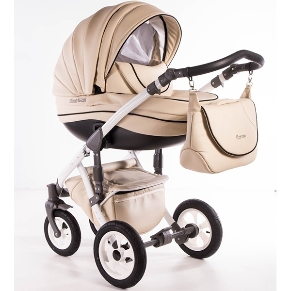 Детская коляска Street Racer Karona Eco 3 в 1, эко-кожа фото 2