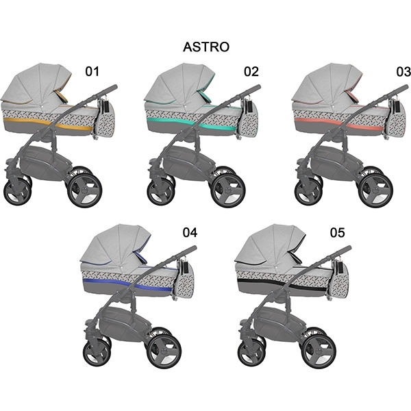 Детская коляска Expander Astro 3 в 1, ткань + эко-кожа фото 4