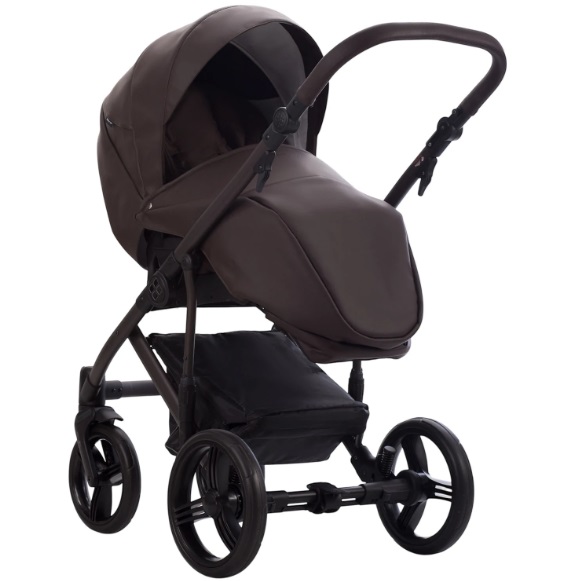 Детская коляска Bebetto Magnum Light Pro 2 в 1 на коричневой раме фото 4