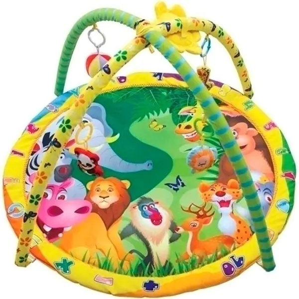 Детский игровой коврик с игрушками LaDiDa Сафари Парк, арт. 305 - Фото