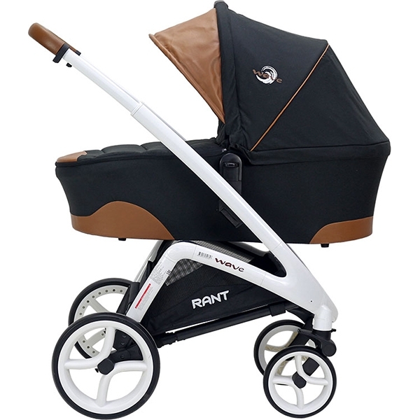 Детская коляска Rant Wave 2 в 1, ткань+эко-кожа фото 9