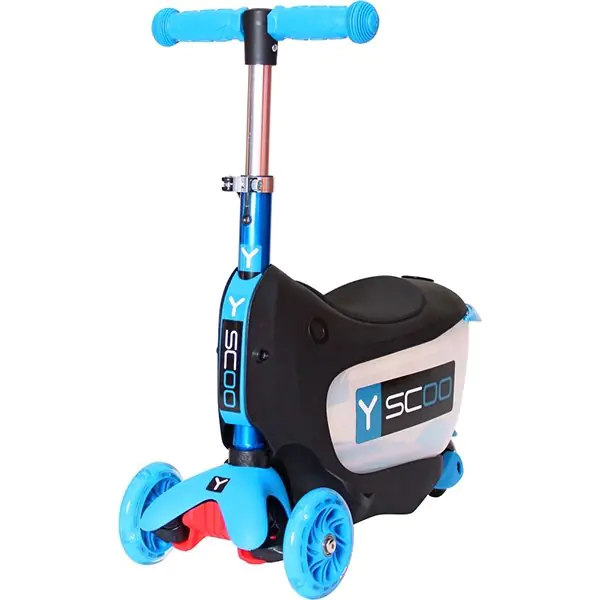 Каталка-самокат 3 в 1 Y-Scoo Mini Jump&Go фото 8