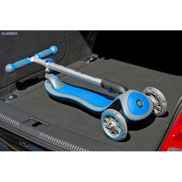 Трехколесный самокат Globber Elite F My Free Fold Up 448 со светящейся платформой фото 37