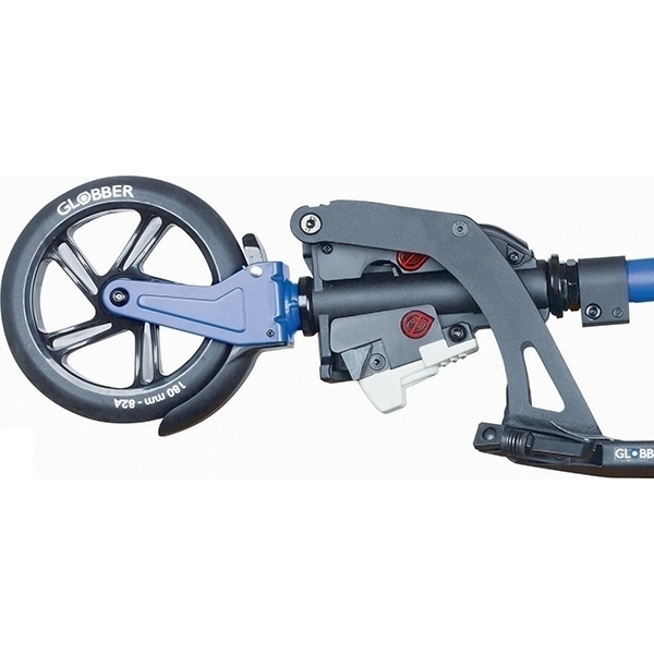 Двухколесный самокат Globber My Too One К180 by Kleefer, инновационный складной механизм фото 11