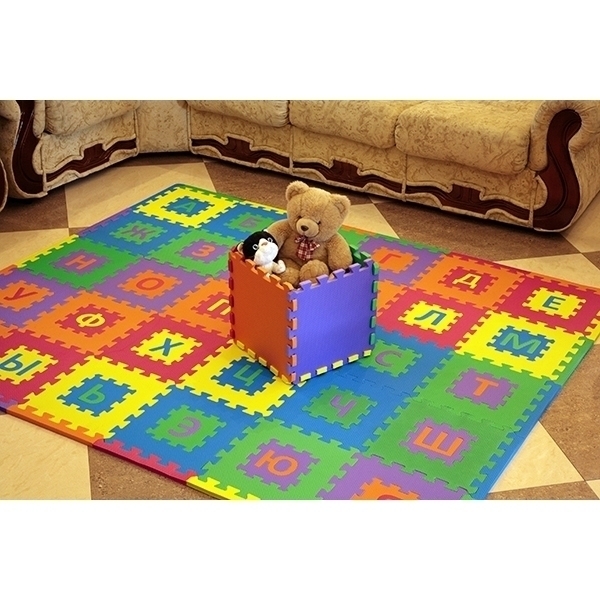 Игровой коврик-пазл Funkids 12" Алфавит-1 с русским алфавитом KB-007R, 30 плит фото 3