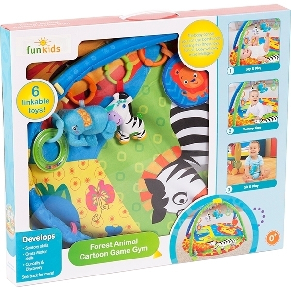 Развивающий коврик для новорожденного Funkids Cartoon Game Gym 27289 фото 1