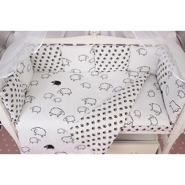 Бортик в кроватку AmaroBaby Home Elite, 12 подушек, поплин/бязь фото 2