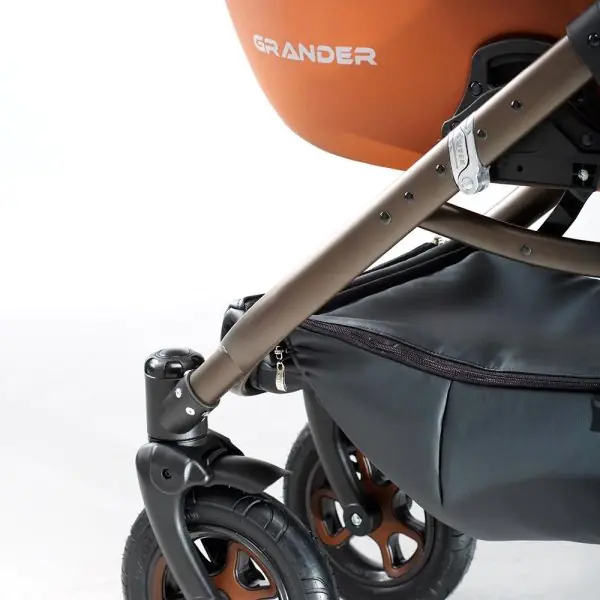 Детская коляска Tutek Grander Plus Eco 3 в 1, ткань+эко-кожа фото 4