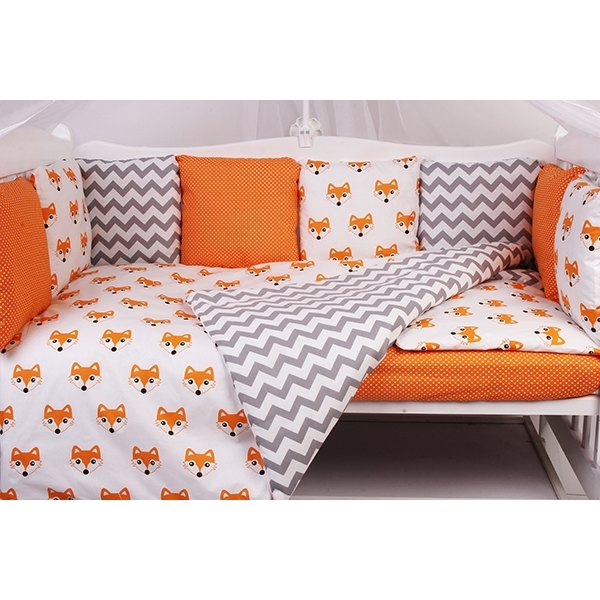 Бортик в кроватку AmaroBaby Lucky, 12 подушек, поплин/бязь фото 3