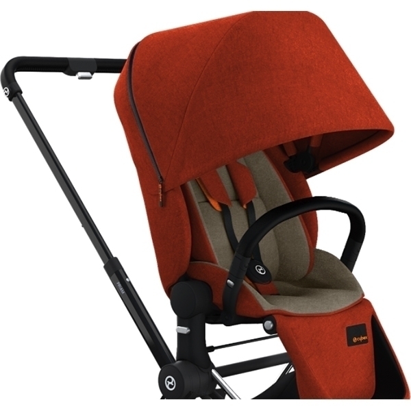 Детская коляска Cybex Priam Lux 3 в 1, шасси Trekking Matt Black фото 3