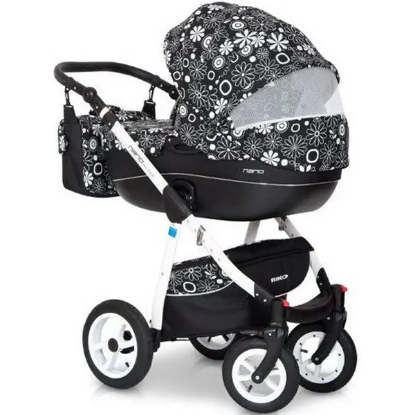 Детская коляска Riko Nano Flower Collection 2 в 1 фото 3