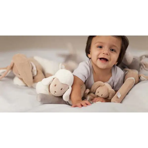 Мобиль Nattou Наттоу Cappuccino Кролик, Овечка, Ослик 211215 фото 2