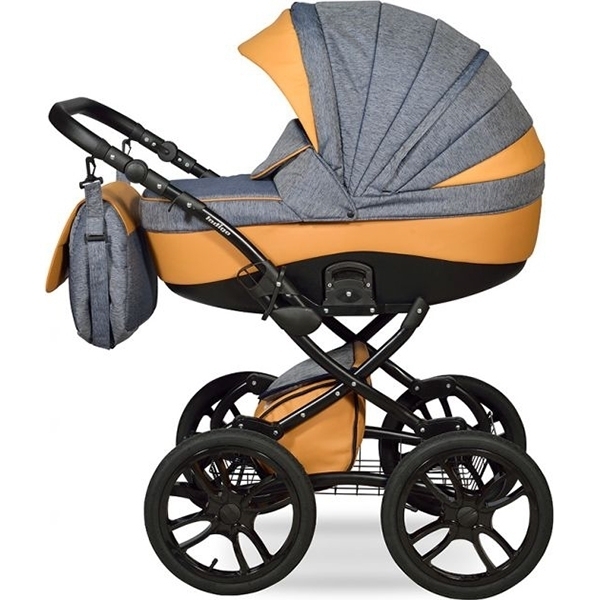 Детская коляска Indigo Camila 18 S Plus 14 2 в 1, ткань+эко-кожа фото 1