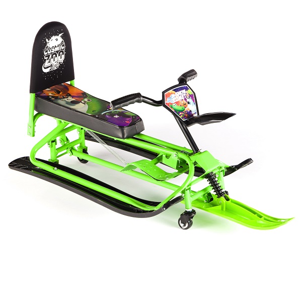 Детский снегокат-трансформер с колесиками и спинкой Small Rider Snow Comet 2 фото 4