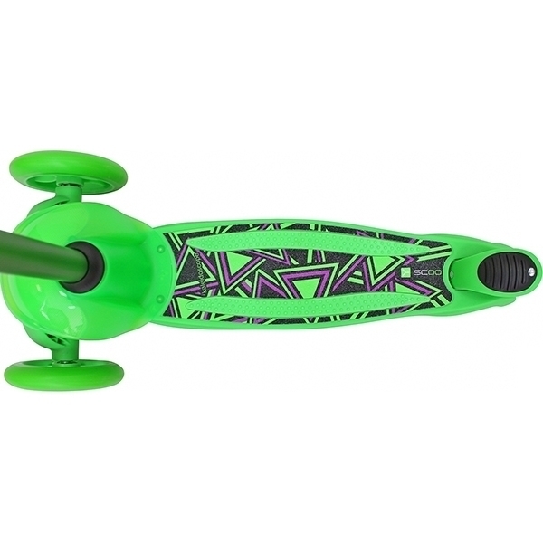 Трехколесный самокат Y-Scoo RT Trio Diamond 120 Kaleidoscope со светящейся платформой фото 11