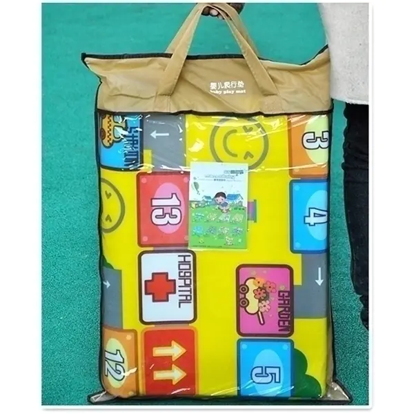 Односторонний развивающий коврик Mambobaby Город, 130 х 160 х 0,5 см, арт. 60513 фото 1