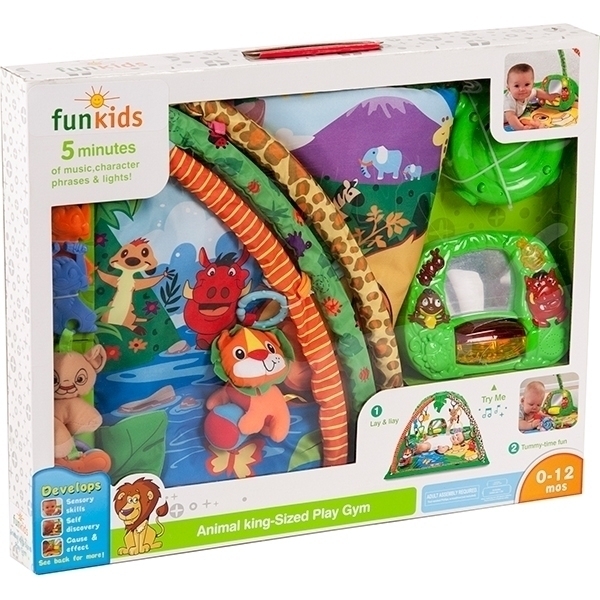 Развивающий коврик для новорожденного Funkids Animal Play Gym 8507 фото 3
