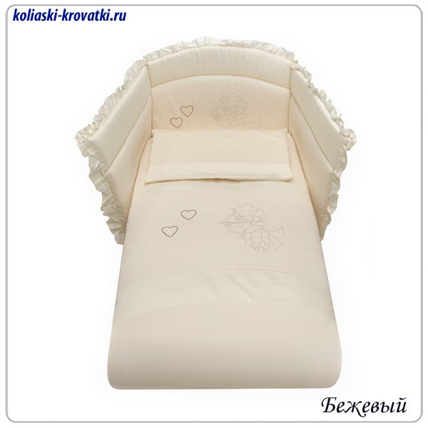 Фото Комплект постельного белья Baby Italia Cupido из 4х предметов, реальные фотографии клиентов | Коляски-Кроватки.Ру