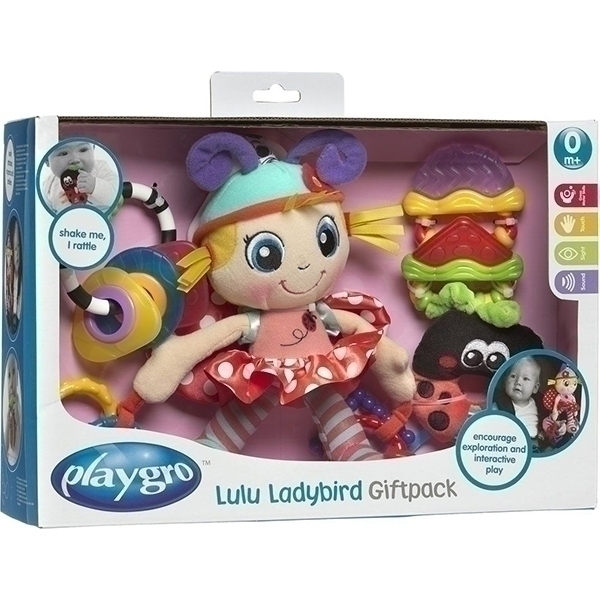 Игровой набор Playgro Божья Коровка, 5 игрушек, 0183452 фото 5