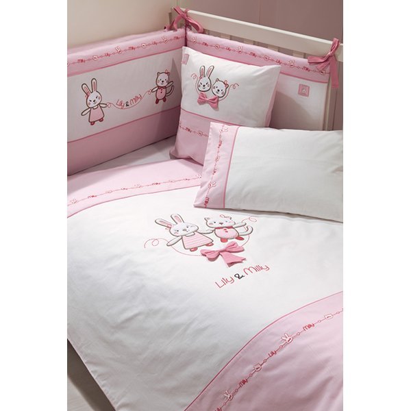Комплект в кроватку Fiorellino Lily Milly Фиореллино Лили Мили , 5 предметов - Фото