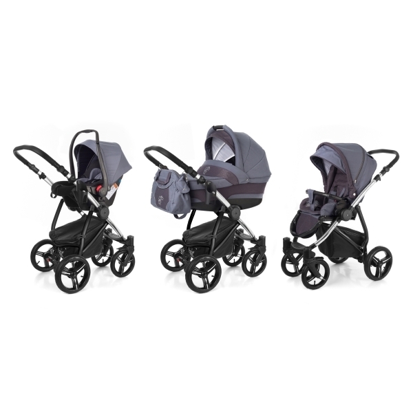 Фото Детская коляска Esspero Newborn Lux 3 в 1, шасси Chrome, реальные фотографии клиентов | Коляски-Кроватки.Ру