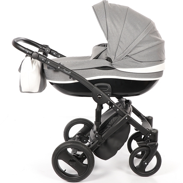 Детская коляска AmaroBaby City Ecco 2 в 1, ткань+эко-кожа фото 25