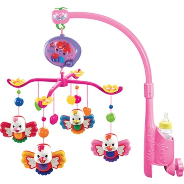 Музыкальный мобиль Henglei Птички с батарейками - Фото