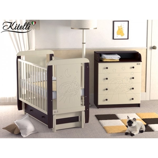 Детская кроватка Kitelli (Kito) Micio, продольный маятник фото 5