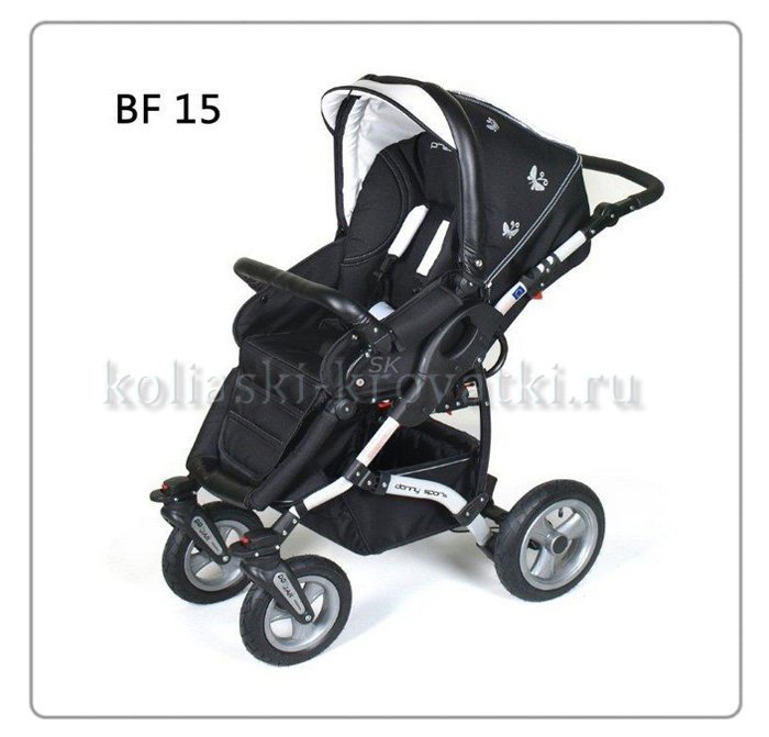 Коляска Danny Sport 2 в 1 Butterfly из эко-кожи фото 25