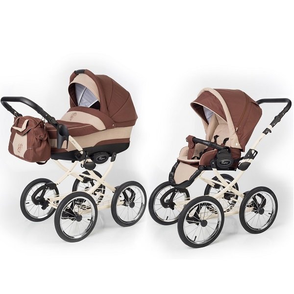 Фото Детская коляска Esspero Classic 2 в 1, шасси Beige, реальные фотографии клиентов | Коляски-Кроватки.Ру