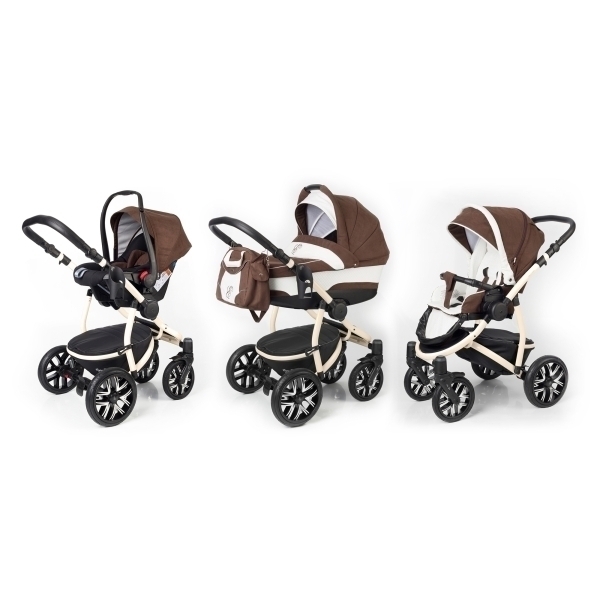 Фото Детская коляска Esspero Discovery 3 в 1, шасси Beige, реальные фотографии клиентов | Коляски-Кроватки.Ру