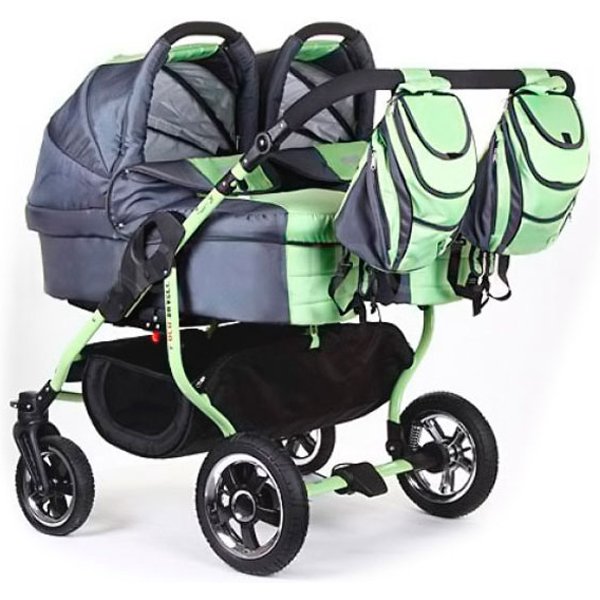 Детская коляска для двойни Tako Duo Jumper Classic 2 в 1 - Фото