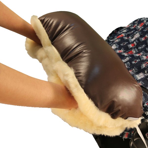 Фото Муфта для рук Esspero Diaz Натуральная шерсть, реальные фотографии клиентов | Коляски-Кроватки.Ру