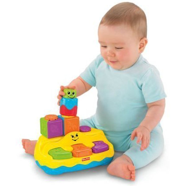 FP V6940 Кубики-локи с сюрпризами Fisher Price Веселое пианино фото 4