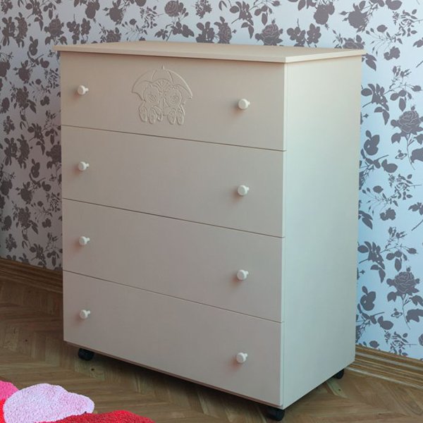 Пеленальный комод Берегиня  Мишки под зонтом - Фото