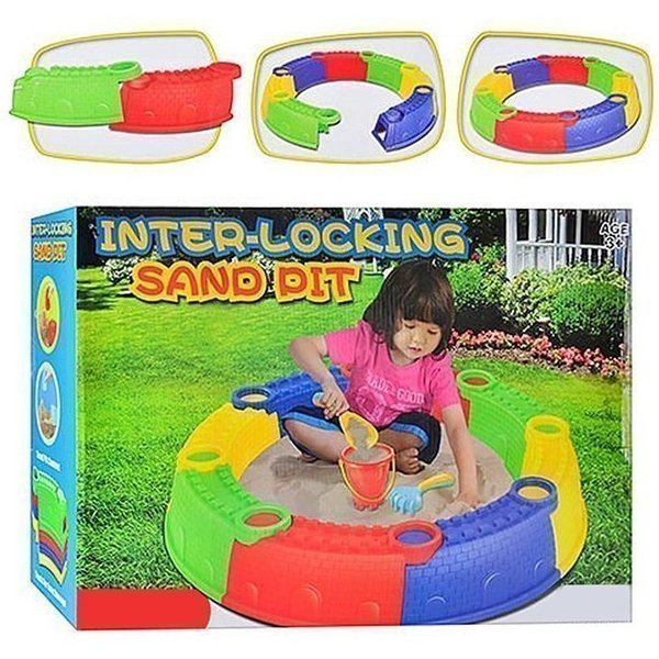 Песочница RT Стена Замка Kinderway разноцветная 112х112 см, 8 элементов арт. 01-118 фото 4