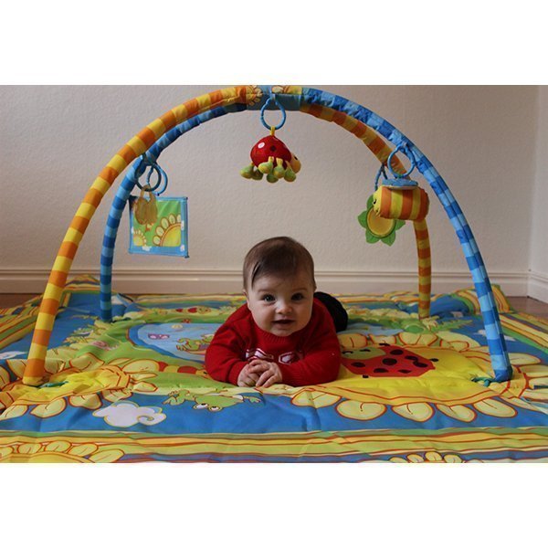 Развивающий коврик LaDiDa Счастливый лягушонок PM20208 с раскладными бортами фото 2