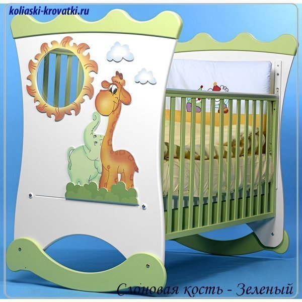 Детская кроватка Baby Italia Lucy качалка фото 2