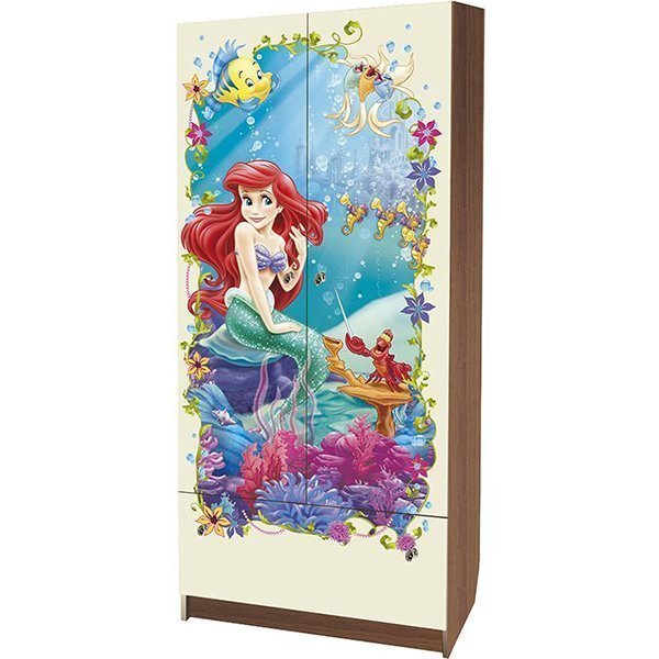 Фото Детский шкаф Disney Ариэль, реальные фотографии клиентов | Коляски-Кроватки.Ру