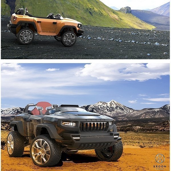 Электромобиль джип-внедорожник RT Broon Henes полноприв. со встроен. планшетом Android 24V арт. Т870 фото 46