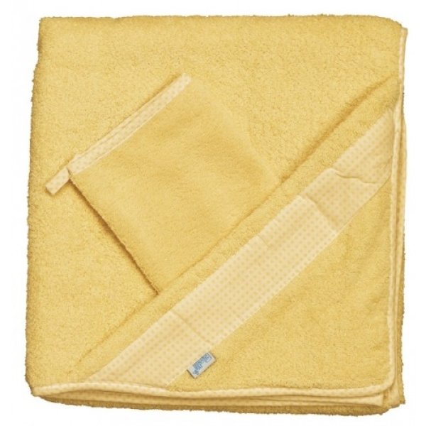 Фото Комплект для купания Feretti Babyhood Frotte Полотенце с варежкой, реальные фотографии клиентов | Коляски-Кроватки.Ру