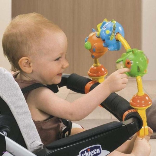 71709 Игрушка Chicco Танцующие животные для коляски фото 2