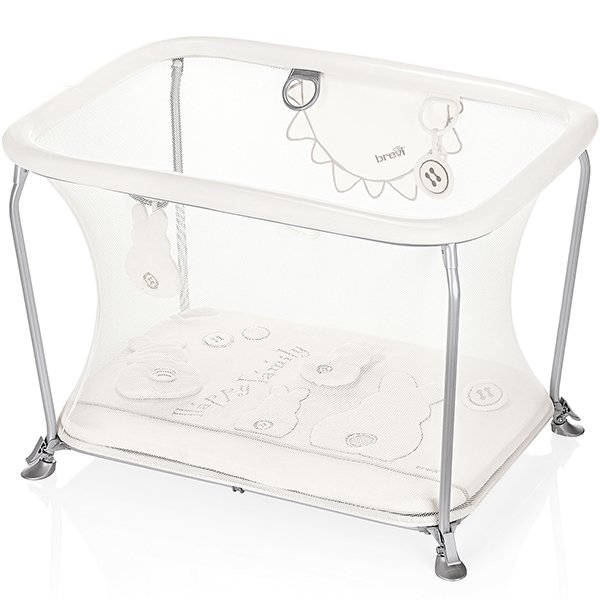 580/501 Детский манеж Brevi Soft Play White Rabbit/Bianconiglio